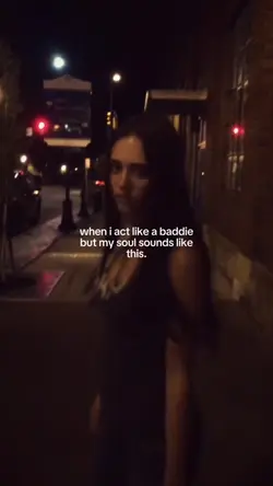 WHEN I ACT LIKE A