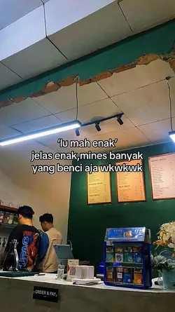 lu mah enak