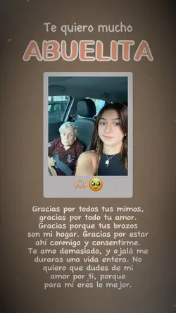 Tq abuelita ❤️