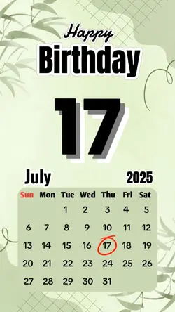 hbd 17 July 2025