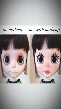 No makeup & makeup