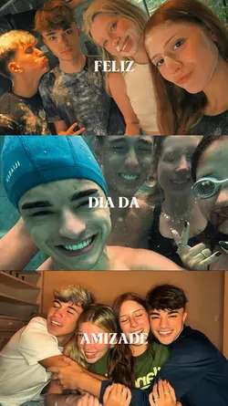 feliz dia da amizade