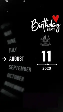 Birthday 11 August 