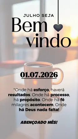 Bem-vindo Julho 