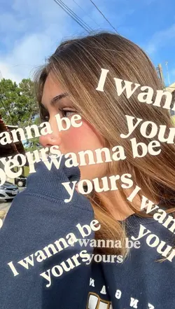 I wanna be yours..✨