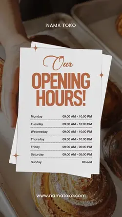 opening hours