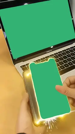 phone screen laptop