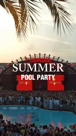 Summer pool party