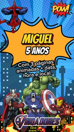 CONVITE HERÓIS 