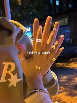 i finally held your 