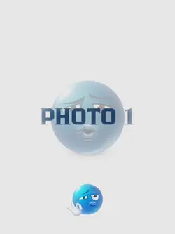 Blue Emoji + Frame