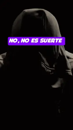 No, no es suerte 