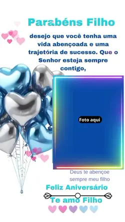 Parabéns filho 