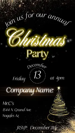 Christmas invitation