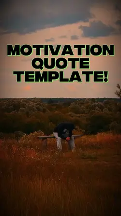 motivation template 