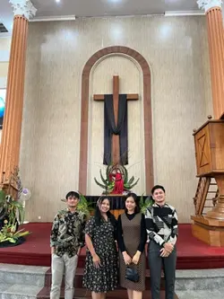 Foto bareng teman