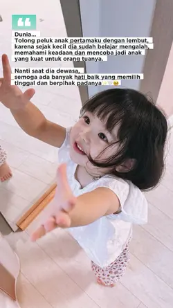 Untuk anak pertamaku