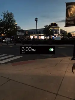 6:00 alarm