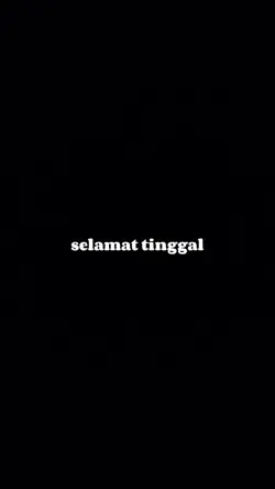 selamat tinggal
