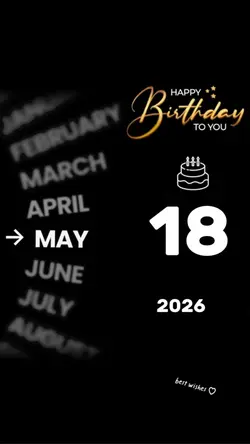 HBD 18 may 2026