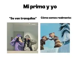Mi prima y yo