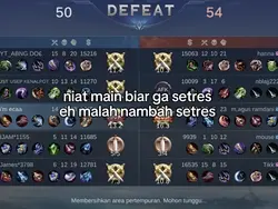 makin nambah setres 