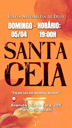CULTO SANTA CEIA!
