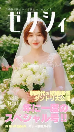 ゼクシィ表紙に💒もしもAI