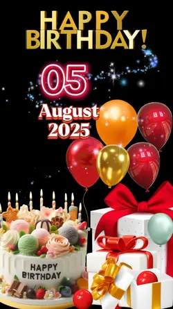birthday 5 August 