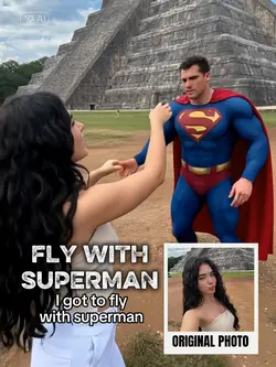 Fly with Superman