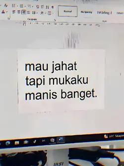 mau jahat tapi 