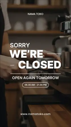we are closed