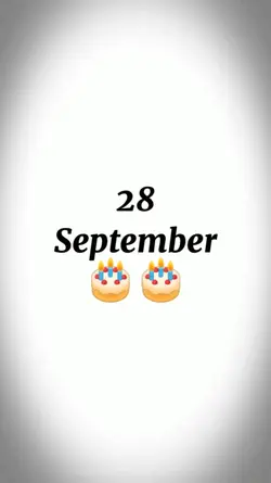 28 September ultah 