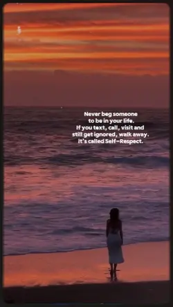 never beg