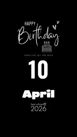 Hbd 10 april 2026