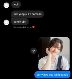 sory cwe gw cantik