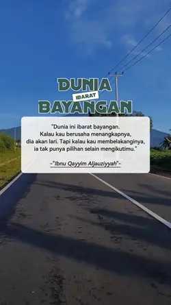 dunia ibarat bayangn