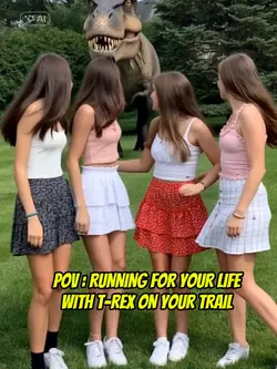 chased t-rex