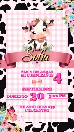 invitacion vaquita