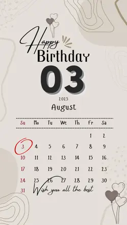 Hbd 03 August 2025