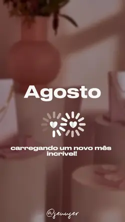 Bem-vindo agosto