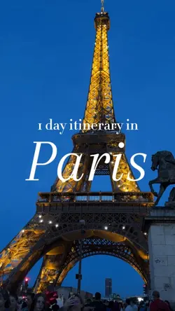 Paris Itinerary 