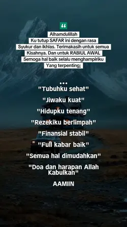 penutup bulan safar