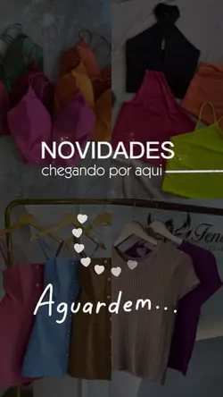 Novidades chegando 