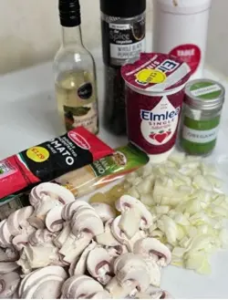 Mushroom pasta