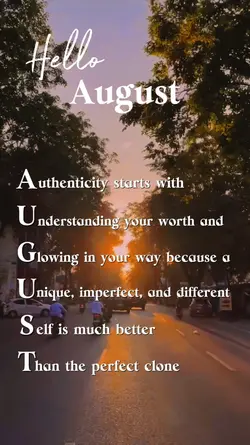 hello August Quote