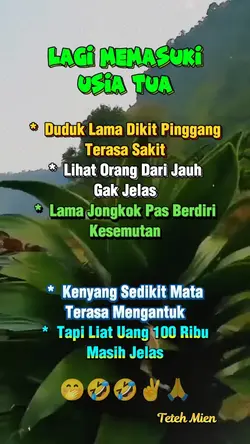 Memasuki Usia Tua