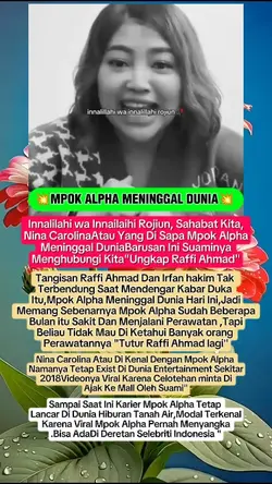 Artis meninggal 