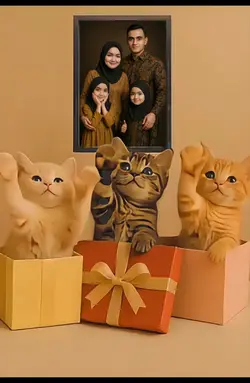 Tiga Kucing Kado