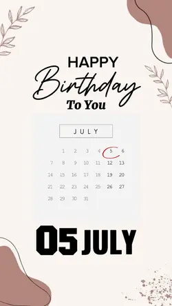hbd 05 juli estetik